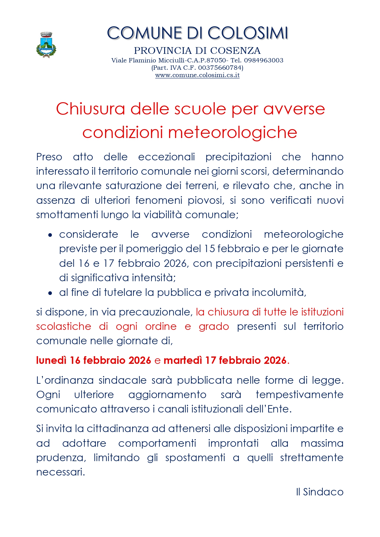 Chiusura delle scuole per avverse condizioni meteorologiche_page-0001